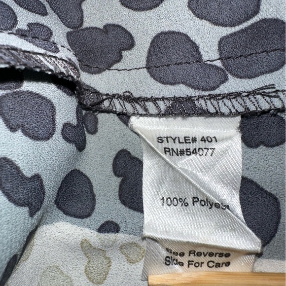 2 for $26 CABI Bella Leopard Skin Print Stretch Skirt Flowy Pockets Small - Picture 7 of 8